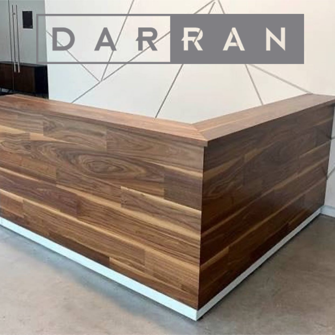 What a great looking install by @kmgrepgroup of a DARRAN @darranfurniture reception station.