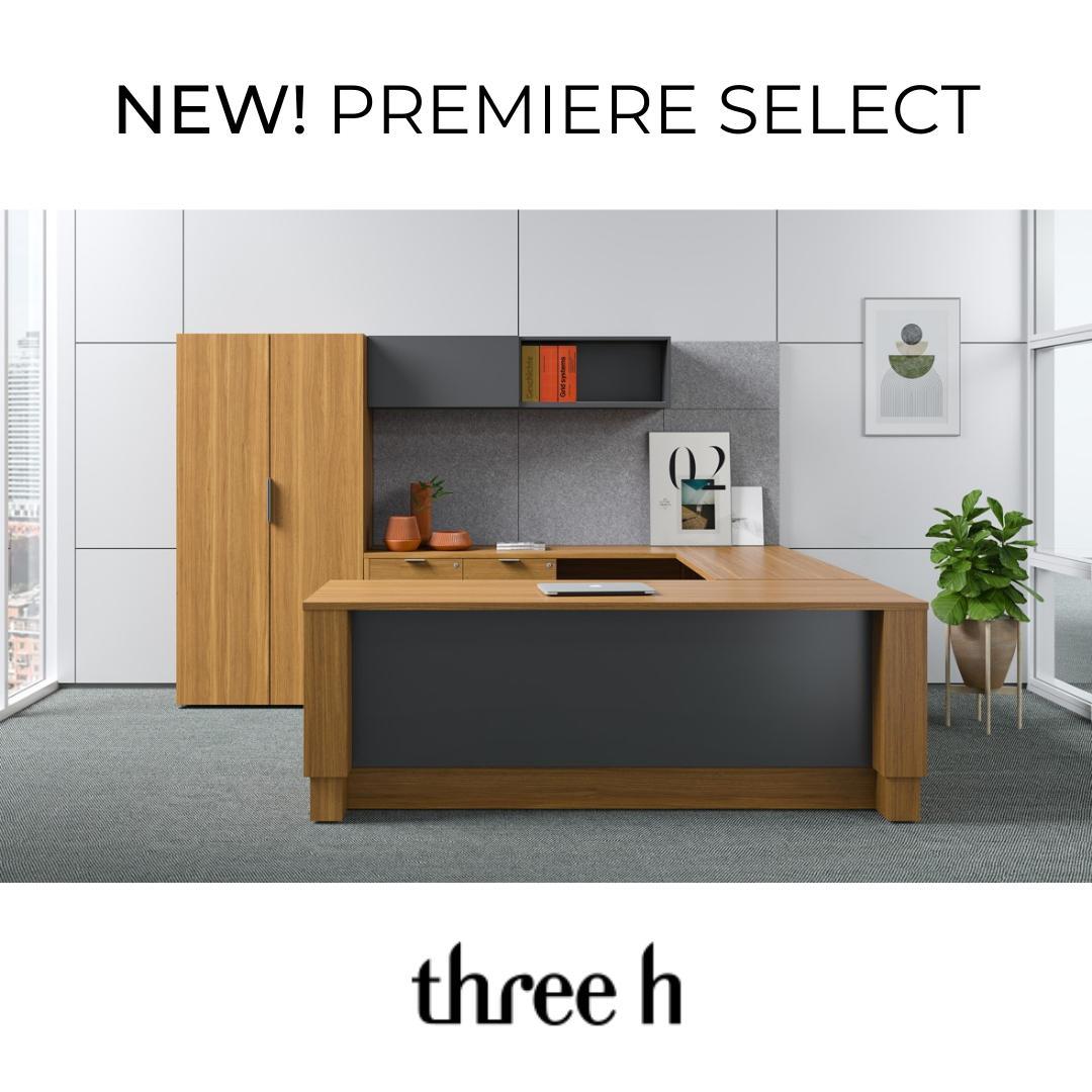 Three H @threehfurniture is launching Premiere Select, private office furniture that delivers a clean + minimalist look at an affordable price.