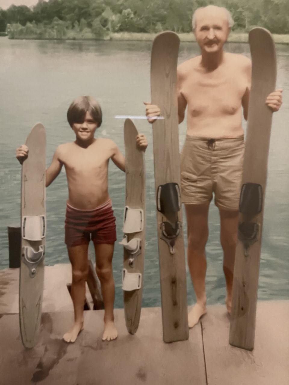 Jimmy's early career plans were to be a professional water skier.